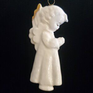MJ Hummel Goebel Prayer of Thanks Porcelain Christmas Ornament 1992 ~ Germany